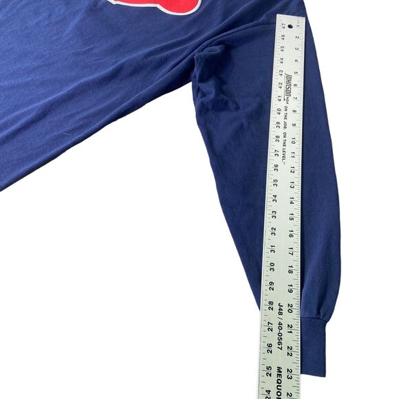 NFL Team Apparel Houston TEXANS JJ Watt #99 Blue Long Sleeve Men's Shirt Size L - Picture 10 of 10